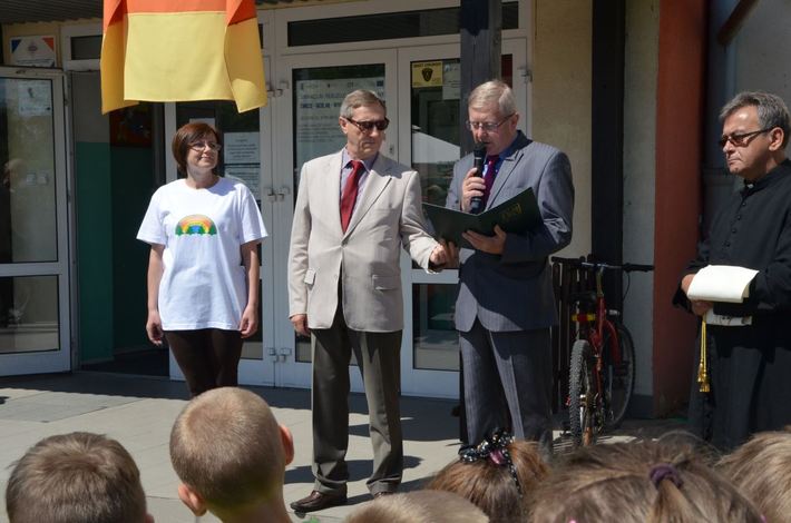 Tęcza nad przedszkolem GALERIA