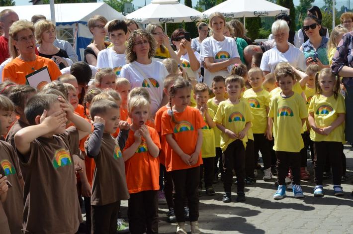 Tęcza nad przedszkolem GALERIA