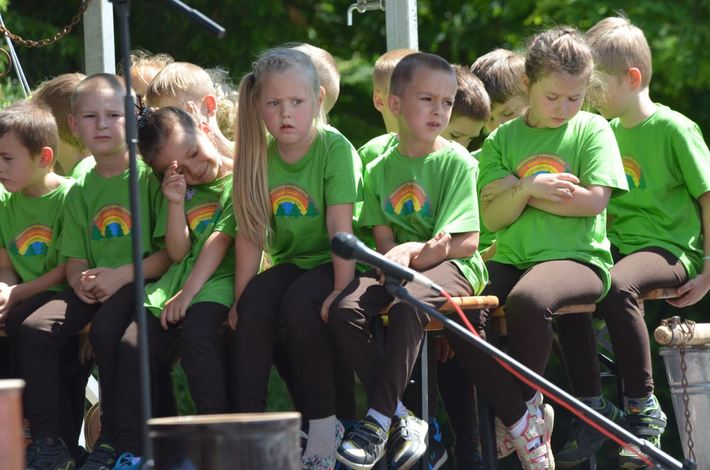 Tęcza nad przedszkolem GALERIA