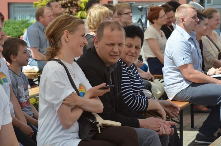 Tęcza nad przedszkolem GALERIA