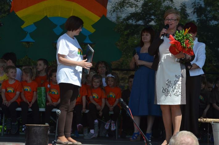 Tęcza nad przedszkolem GALERIA