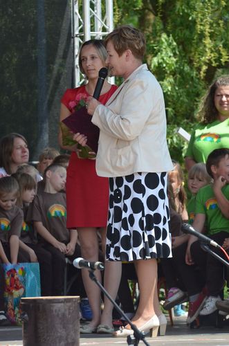 Tęcza nad przedszkolem GALERIA