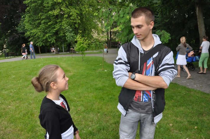 Dzieci przejęły tucholski park Zamkowy GALERIA