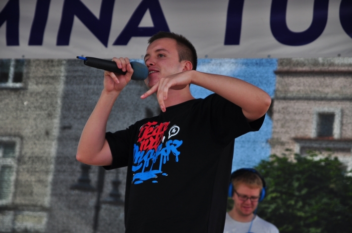 Rap na tucholskim rynku