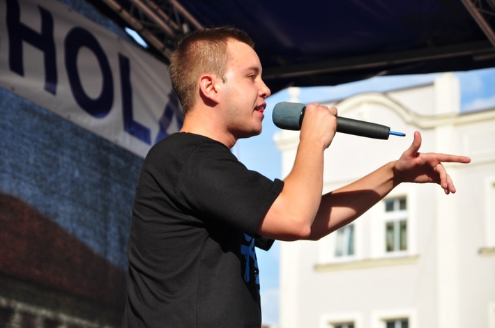 Rap na tucholskim rynku