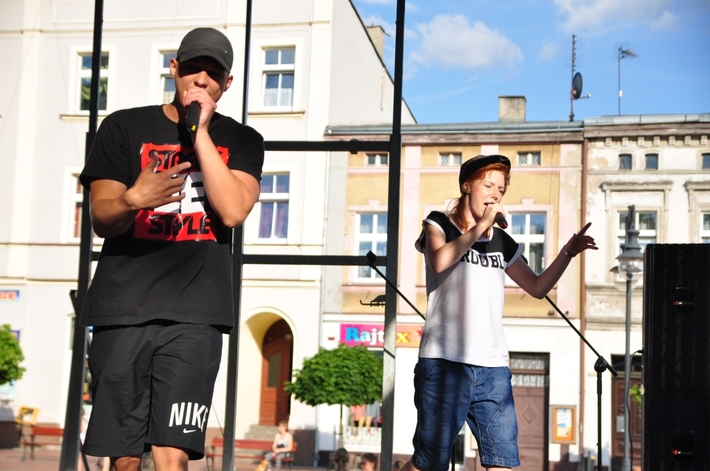 Rap na tucholskim rynku