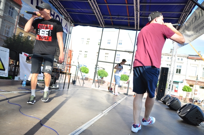 Rap na tucholskim rynku