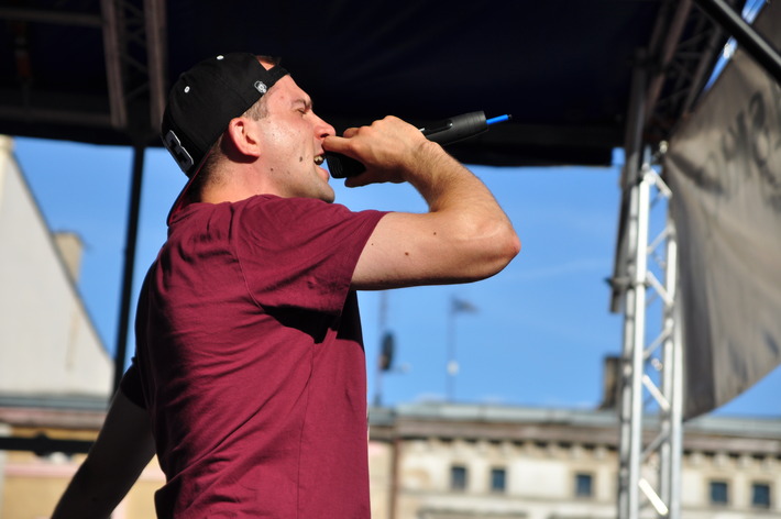 Rap na tucholskim rynku