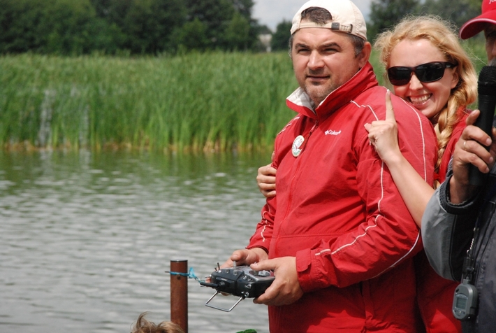 Modele pływające w Lińsku  ZDJĘCIA