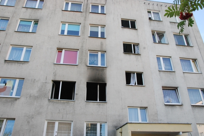 Pożar zaczął się od dziecięcego łóżeczka!  ZDJĘCIA