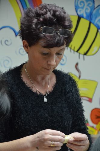 GOSTYCYN: Z pierogami do... biblioteki  ZDJECIA