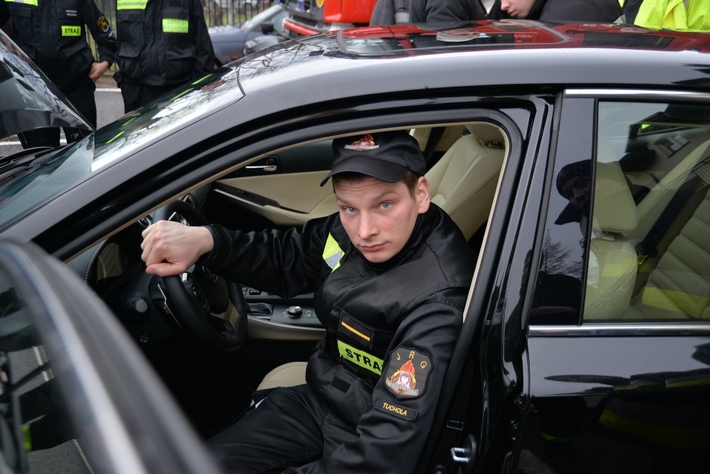 Lexus zagościł w remizie OSP Cekcyn - ZDJĘCIA