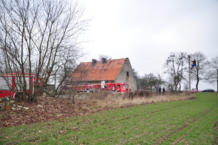 Z OSTATNIEJ CHWILI: Pożar pod Tucholą - ZDJĘCIA