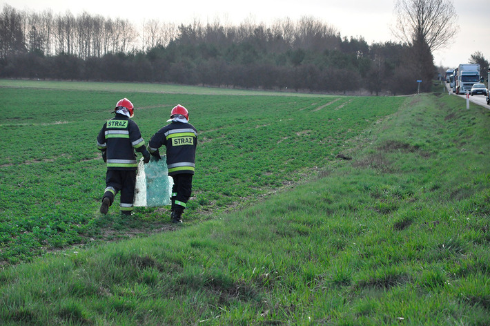 Wypadek śmiertelny na trasie Tuchola-Żalno ZDJĘCIA