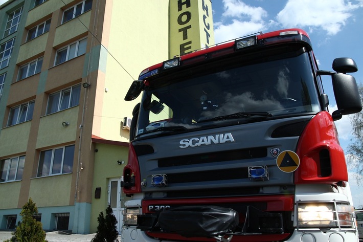 Tuchola: Dym i straż w ZAZ-ie - ZDJĘCIA