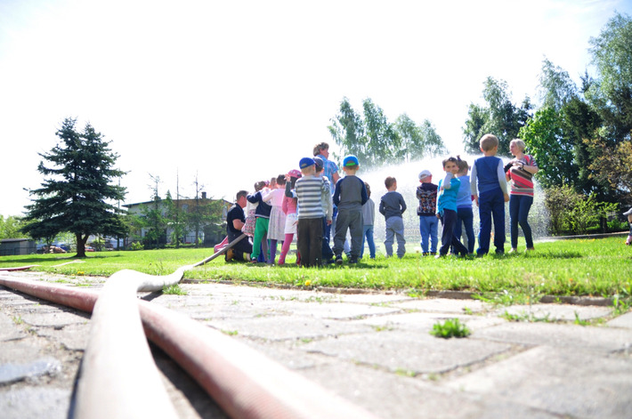 Tuchola: Strażacy ratowali przedszkolaków! ZDJĘCIA