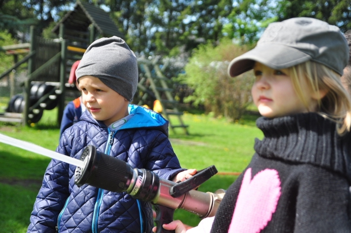 Tuchola: Strażacy ratowali przedszkolaków! ZDJĘCIA