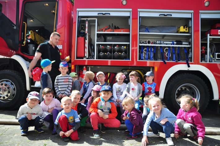 Tuchola: Strażacy ratowali przedszkolaków! ZDJĘCIA