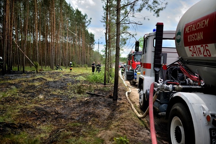Gostycyn: Pożar w Nogawicy - ZDJĘCIA