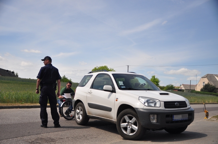 Poniedziałek w Tucholi. Potrącenie na Mickiewicza - ZDJĘCIA