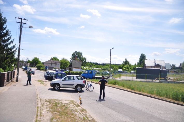 Poniedziałek w Tucholi. Potrącenie na Mickiewicza - ZDJĘCIA