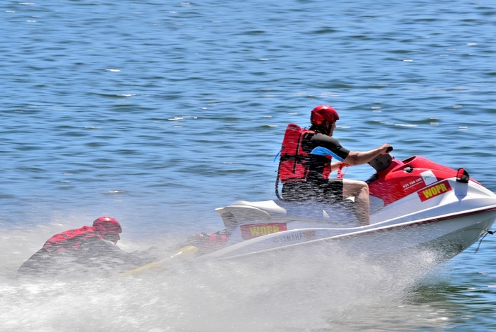 Cekcyn: Ćwiczenia ratowników WOPR i OSP - ZDJĘCIA