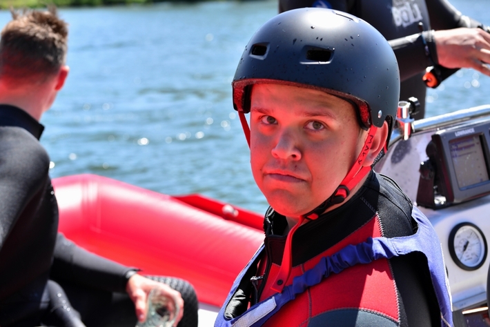 Cekcyn: Ćwiczenia ratowników WOPR i OSP - ZDJĘCIA