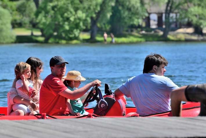 Cekcyn: Ćwiczenia ratowników WOPR i OSP - ZDJĘCIA