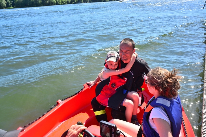 Cekcyn: Ćwiczenia ratowników WOPR i OSP - ZDJĘCIA