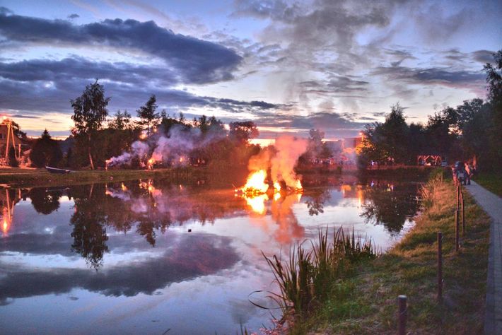 Noc świętojańska w Lubiewie - ZDJĘCIA