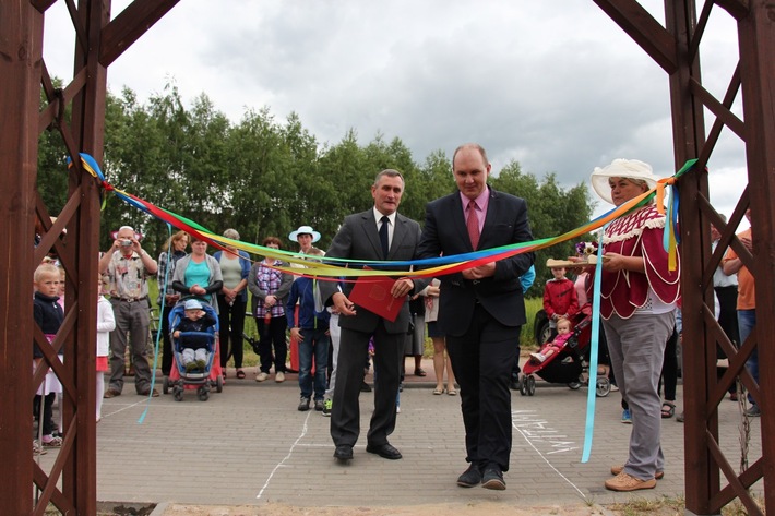Żalno: Otworzyli kwiatowy zakątek - ZDJĘCIA