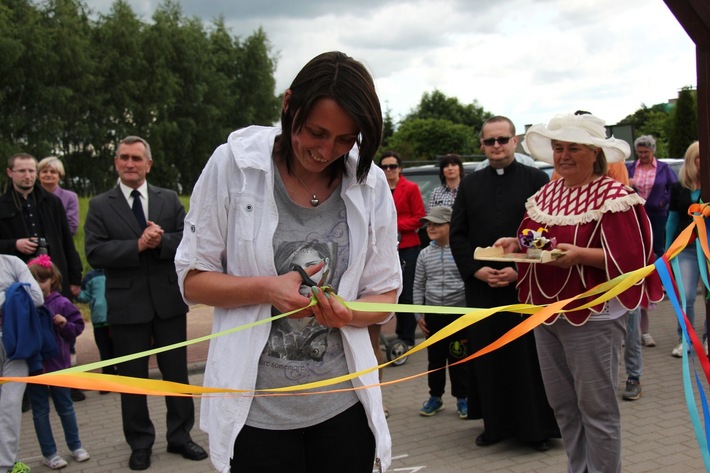 Żalno: Otworzyli kwiatowy zakątek - ZDJĘCIA