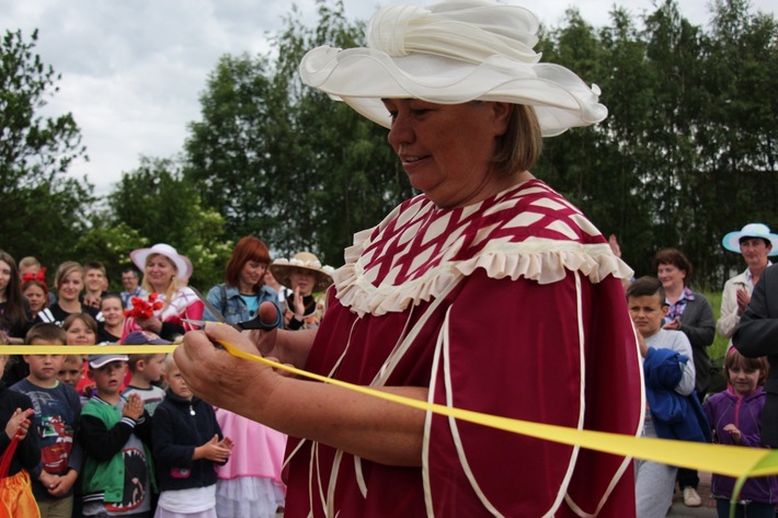 Żalno: Otworzyli kwiatowy zakątek - ZDJĘCIA