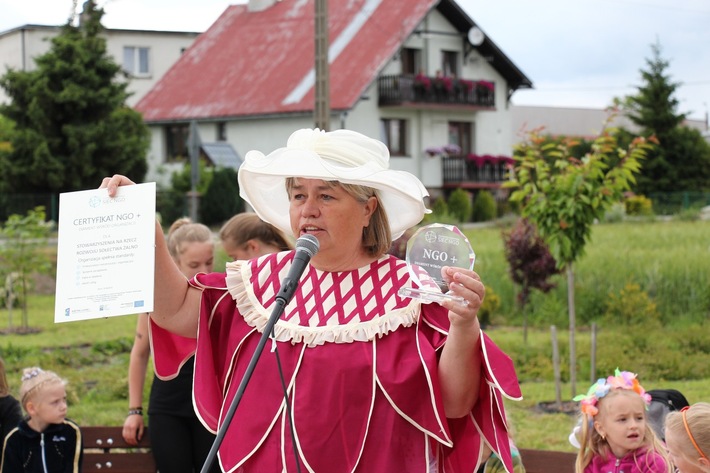 Żalno: Otworzyli kwiatowy zakątek - ZDJĘCIA