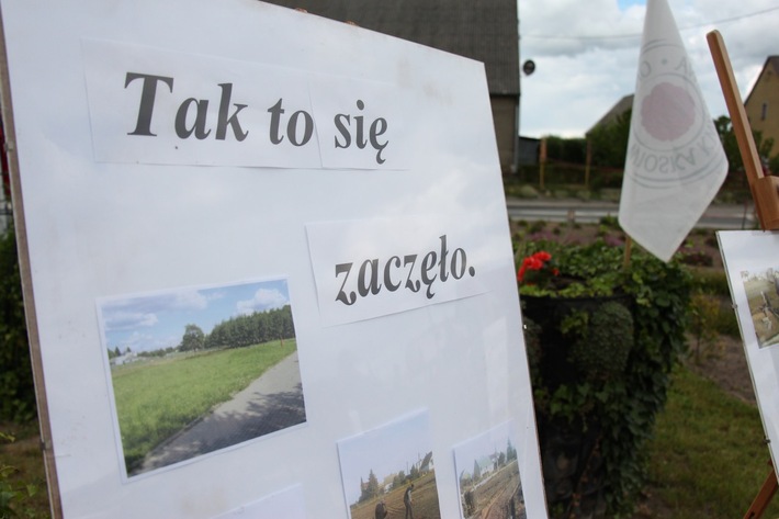 Żalno: Otworzyli kwiatowy zakątek - ZDJĘCIA