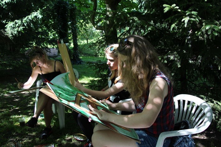 Adamkowo: Plener malarski w Ptasiej Wiosce - ZDJĘCIA