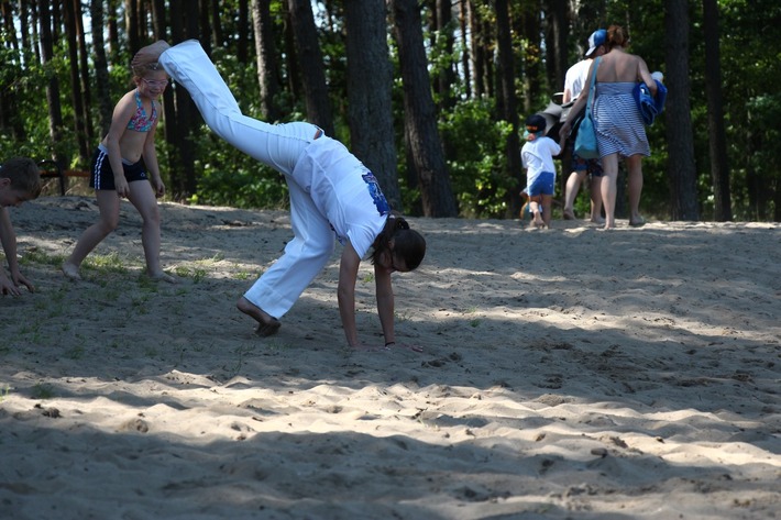 Gmina Śliwice: Dzieci ćwiczyły capoeirę - ZDJĘCIA
