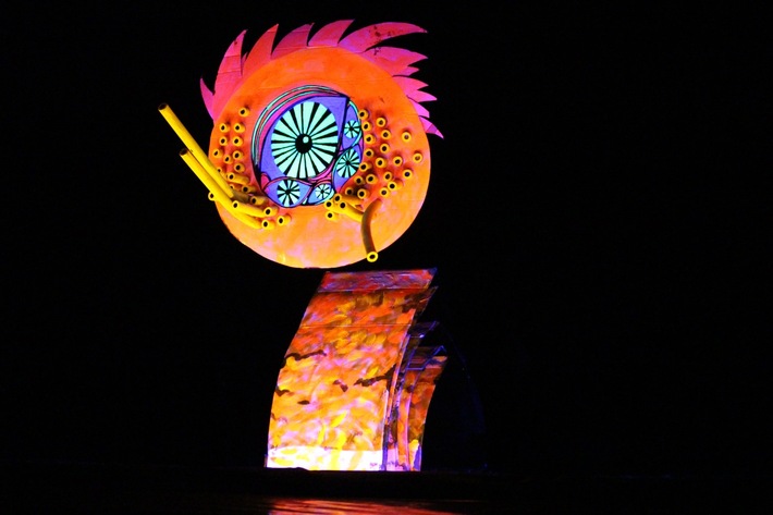 Gostycyn: Wystawili spektakl w ciemnościach - ZDJĘCIA