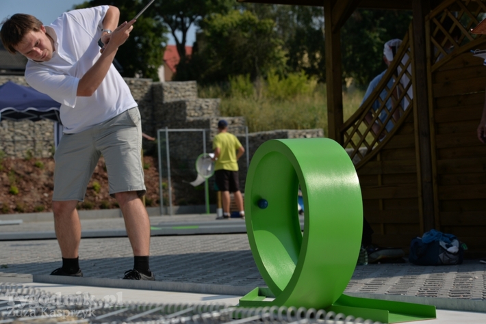 Turniej minigolfa w Cekcynie - ZDJĘCIA
