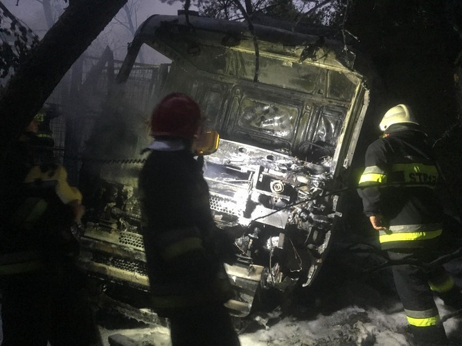 Wypadek pomiędzy Lubiewicami a Rykowiskiem - ZDJĘCIA