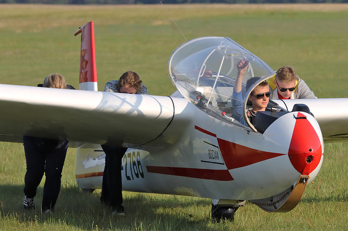 Tak po niebie szybuje Łukasz z Tucholi - ZDJĘCIA