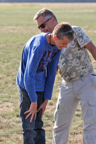 Tak po niebie szybuje Łukasz z Tucholi - ZDJĘCIA