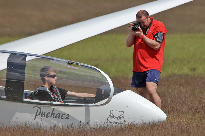 Tak po niebie szybuje Łukasz z Tucholi - ZDJĘCIA