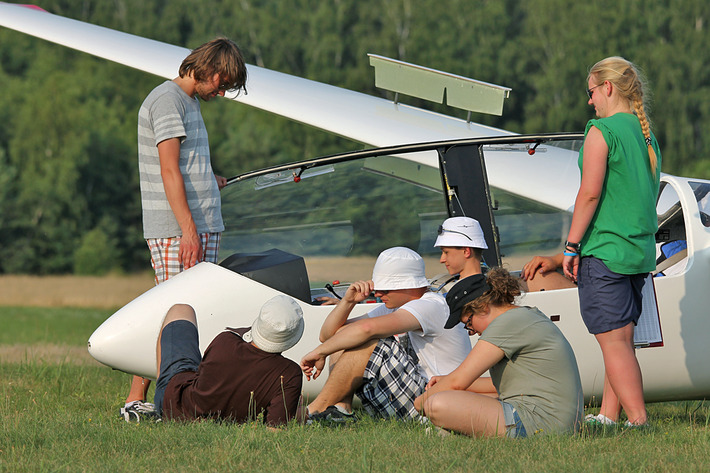 Tak po niebie szybuje Łukasz z Tucholi - ZDJĘCIA