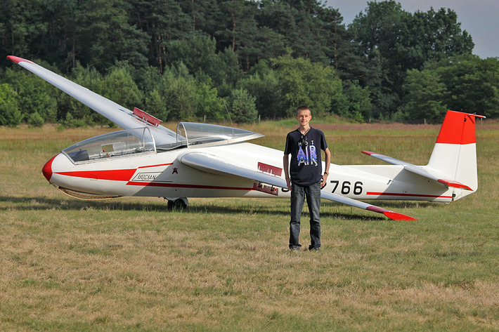 Tak po niebie szybuje Łukasz z Tucholi - ZDJĘCIA