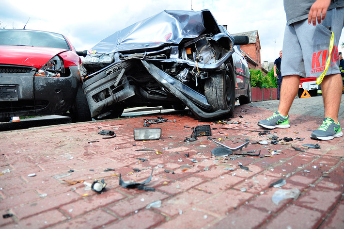 Gmina Lubiewo: Wypadek w Klonowie - ZDJĘCIA