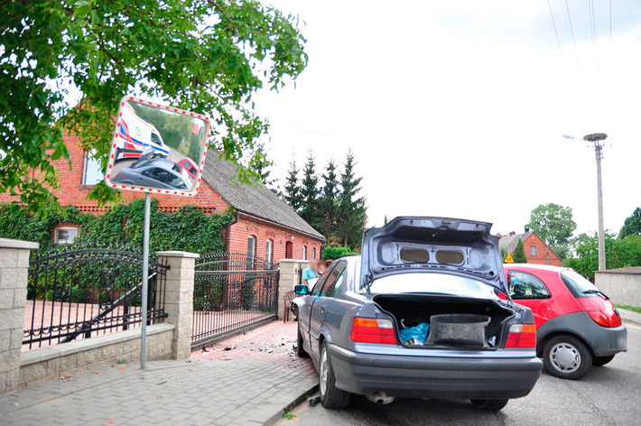 Gmina Lubiewo: Wypadek w Klonowie - ZDJĘCIA