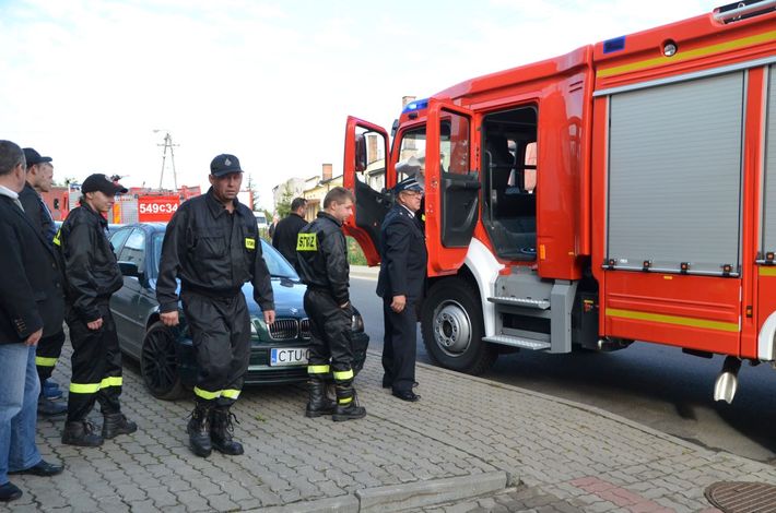 Lubiewo: Strażacy przywieźli nowy wóz - ZDJĘCIA