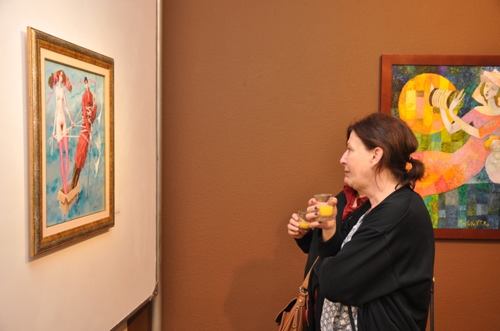 Gmina Tuchola: Wystawa poplenerowa w TOK-u - ZDJĘCIA