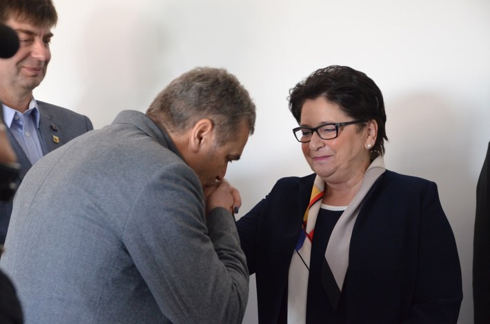 Tuchola: Minister Piotrowska zajrzała na komendę - ZDJĘCIA